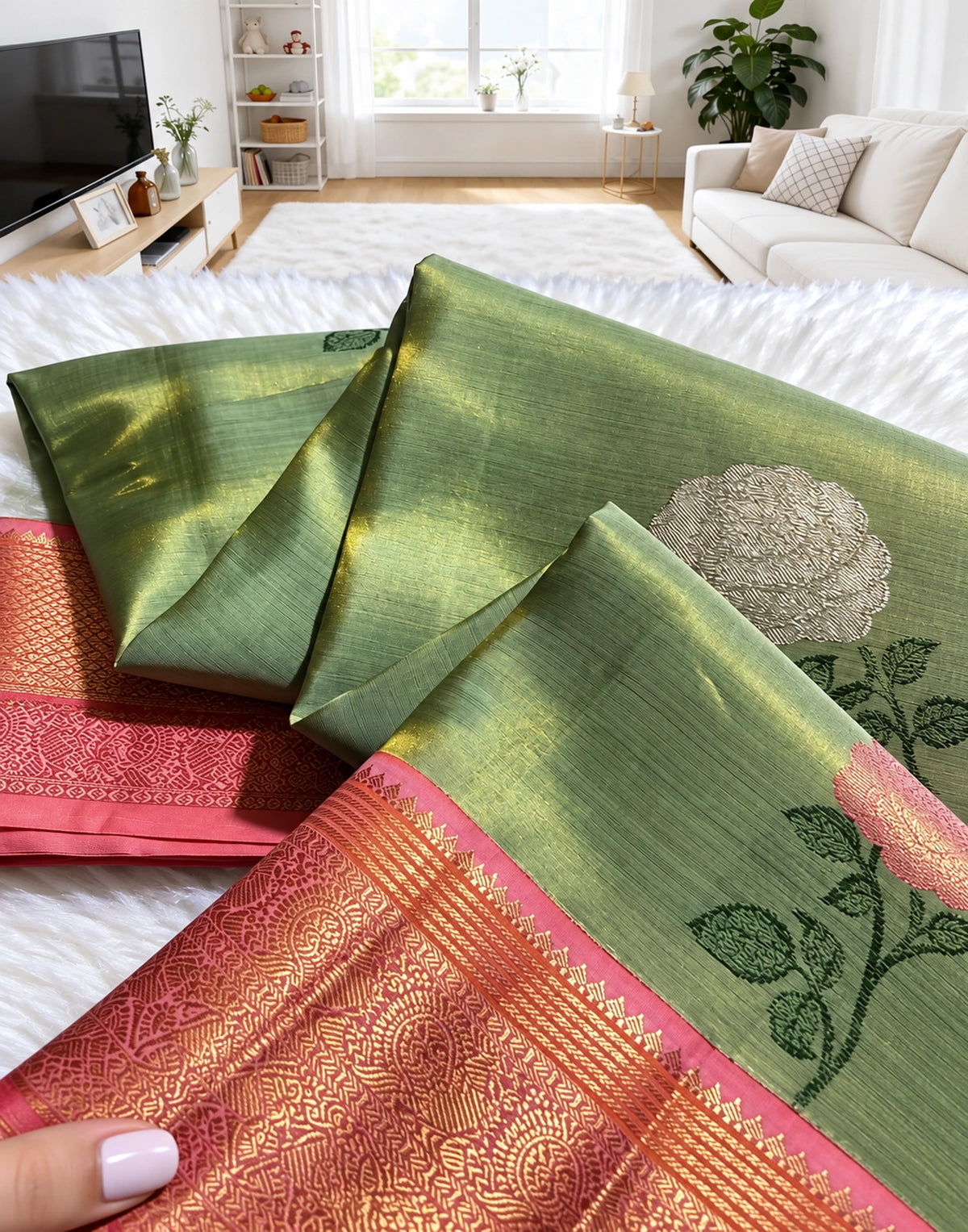 Aaranyam Kanjivaram Silk Saree