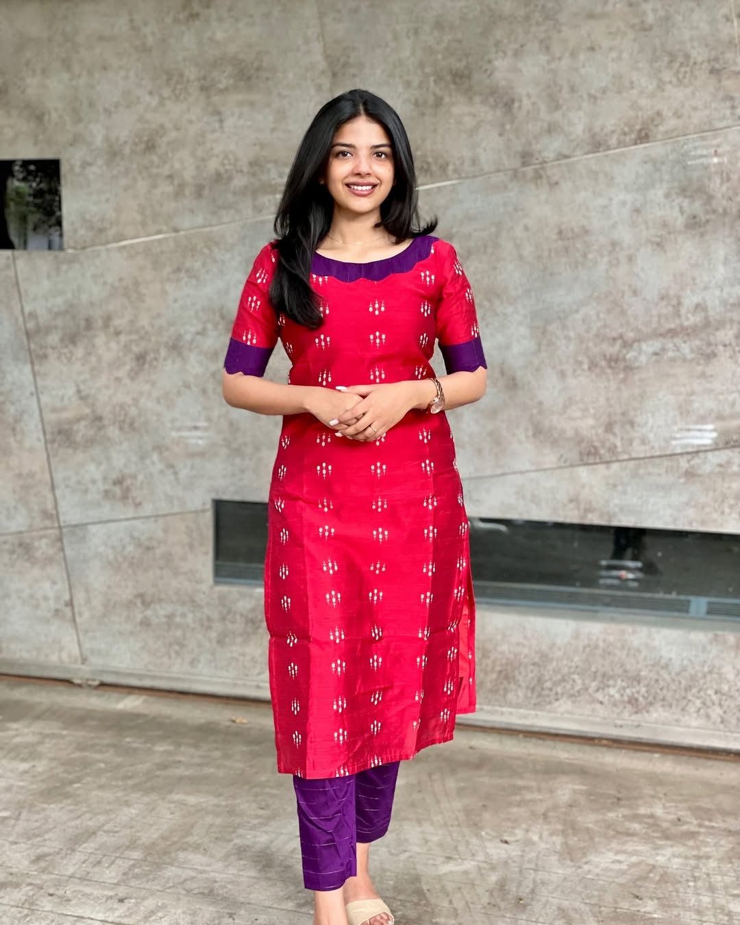 Berry Plum Kurti