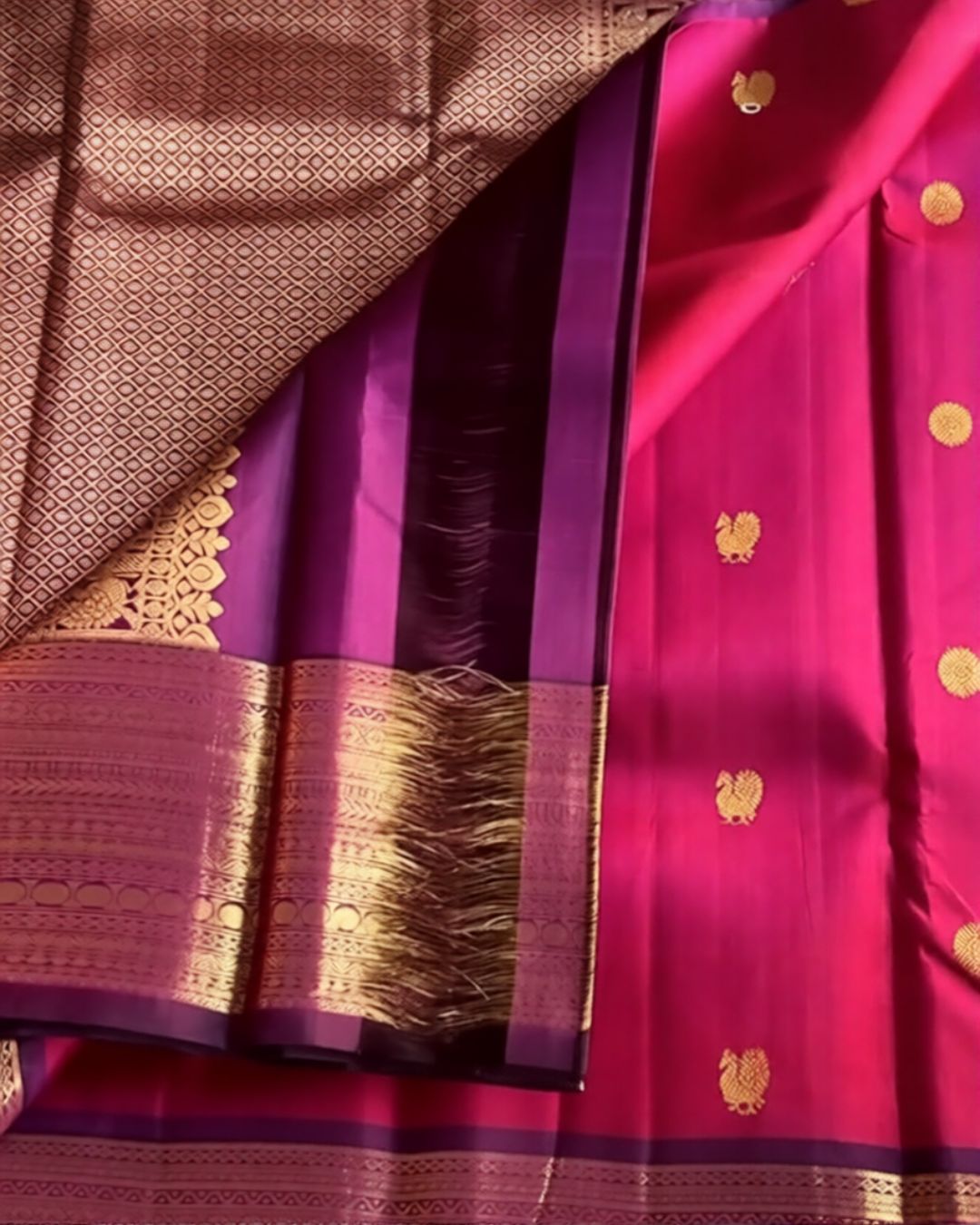 Shaded Banarsi Silk Saree