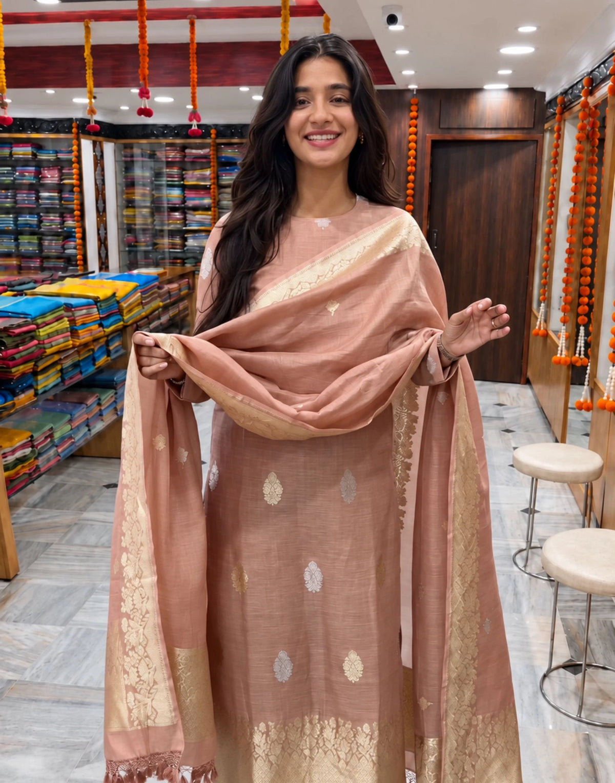 Aaboli Suit Zari Set