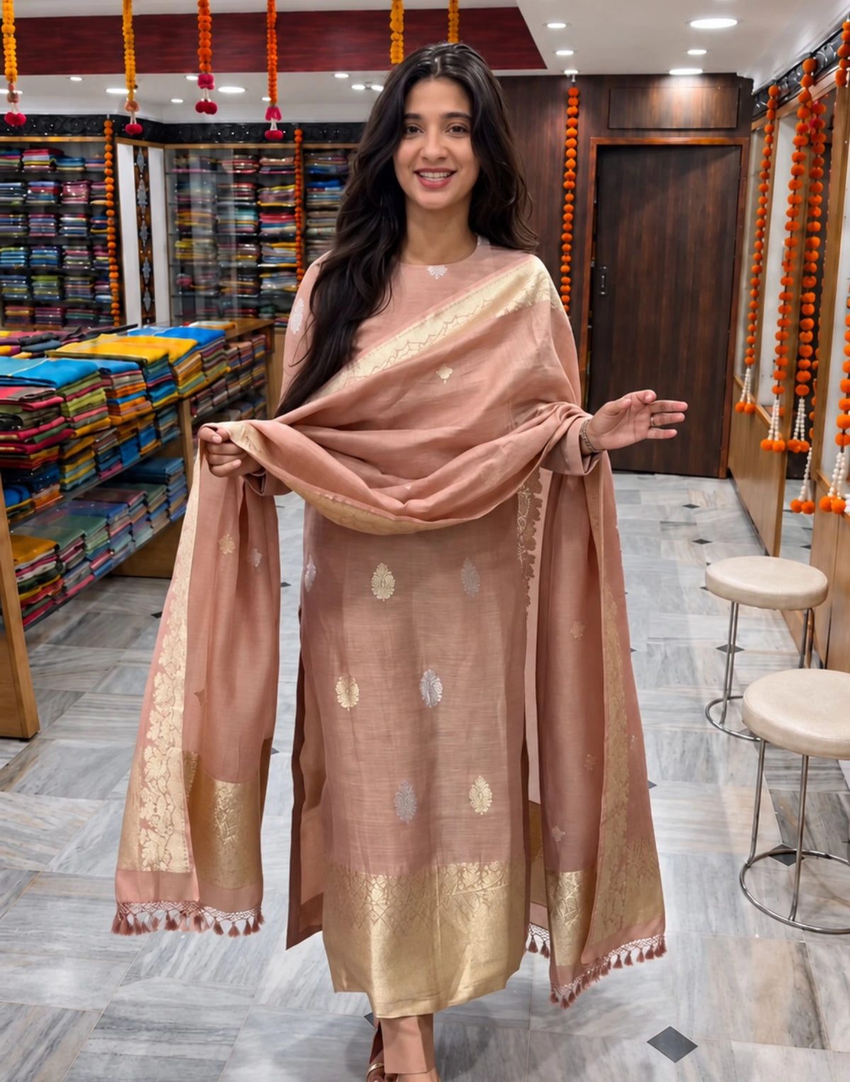 Aaboli Suit Zari Set