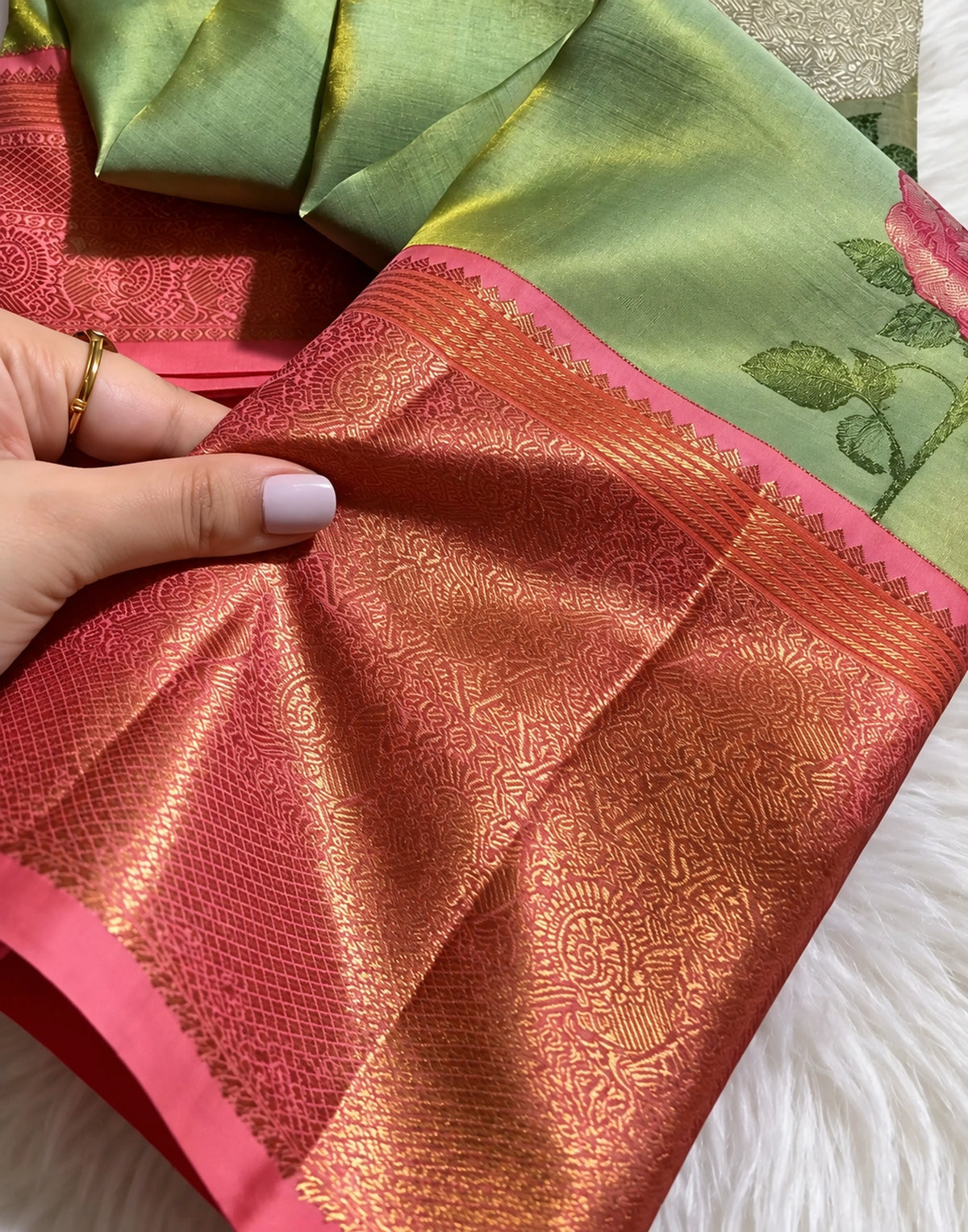 Aaranyam Kanjivaram Silk Saree
