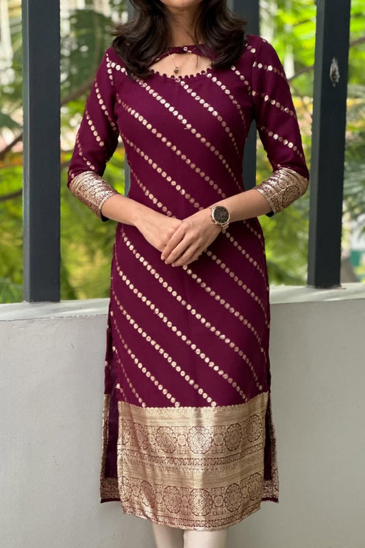 Polka Stripe Kurti