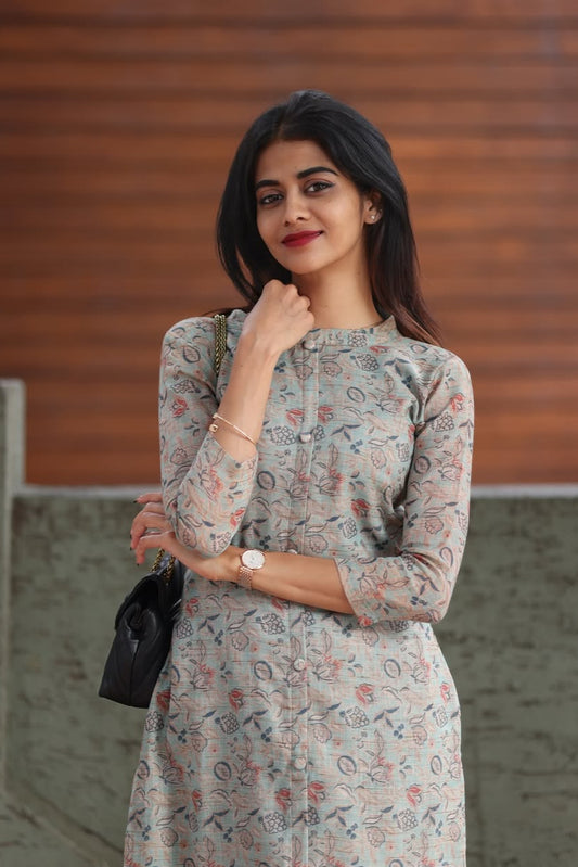 Pastel Bloom Kurti