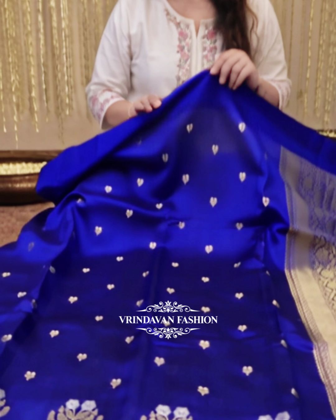 Heritage Blue Silk Saree