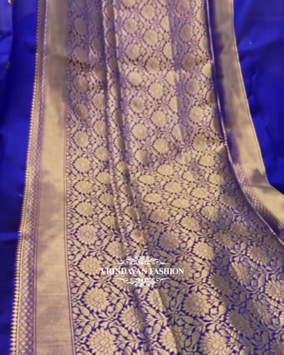 Heritage Blue Silk Saree