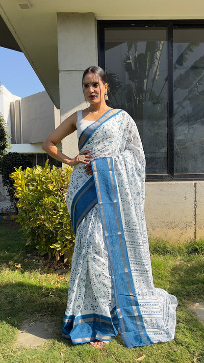 1202-kalamkari ready to wear saree