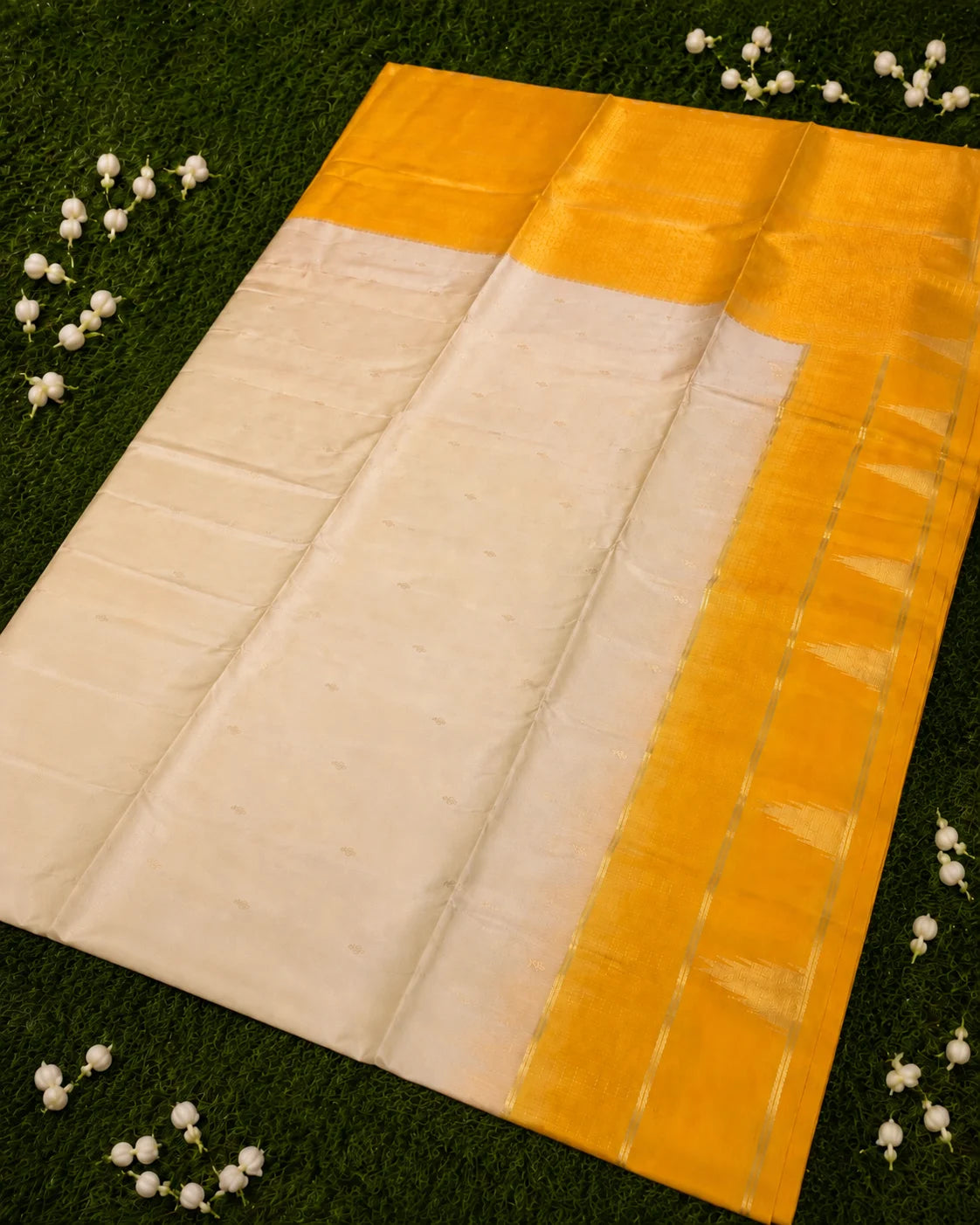 Mango Weave Silk Saree