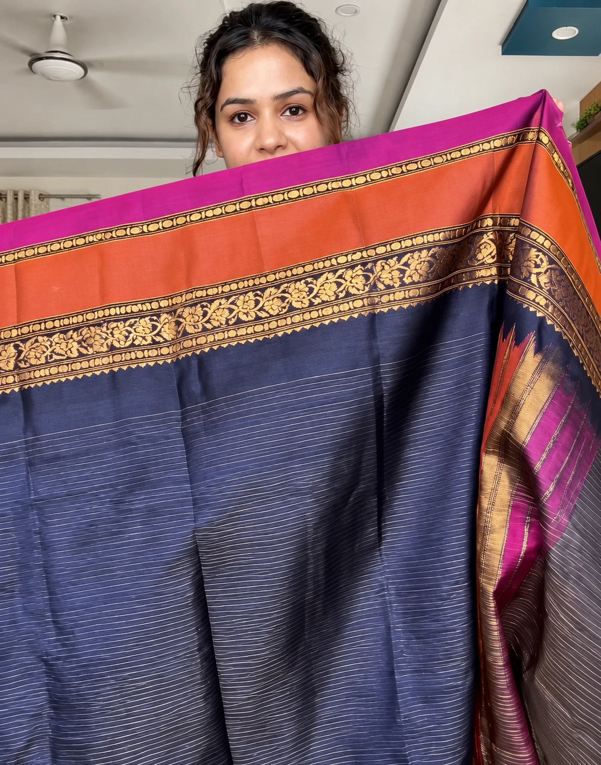 Mayil Gadwal Silk Saree