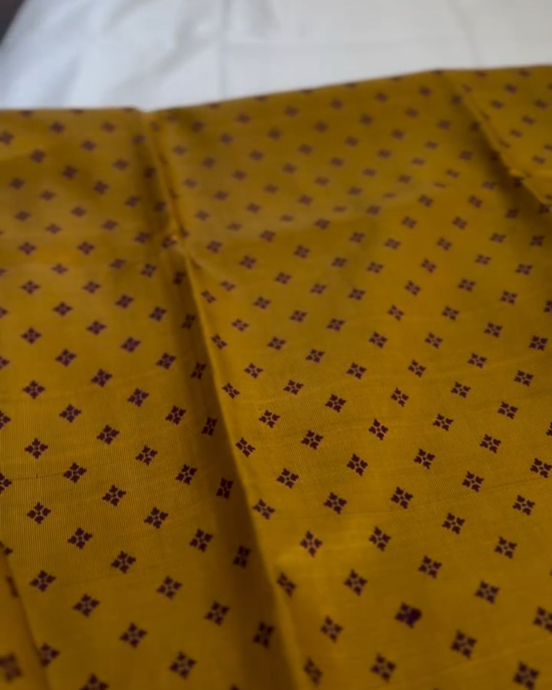 Mustured Cotton Saree