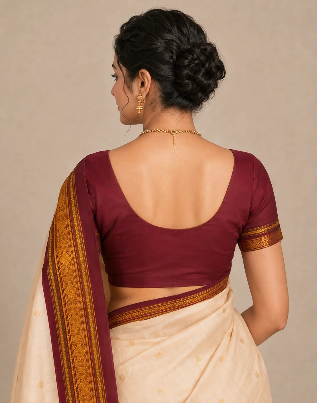 Orange Silk Saree