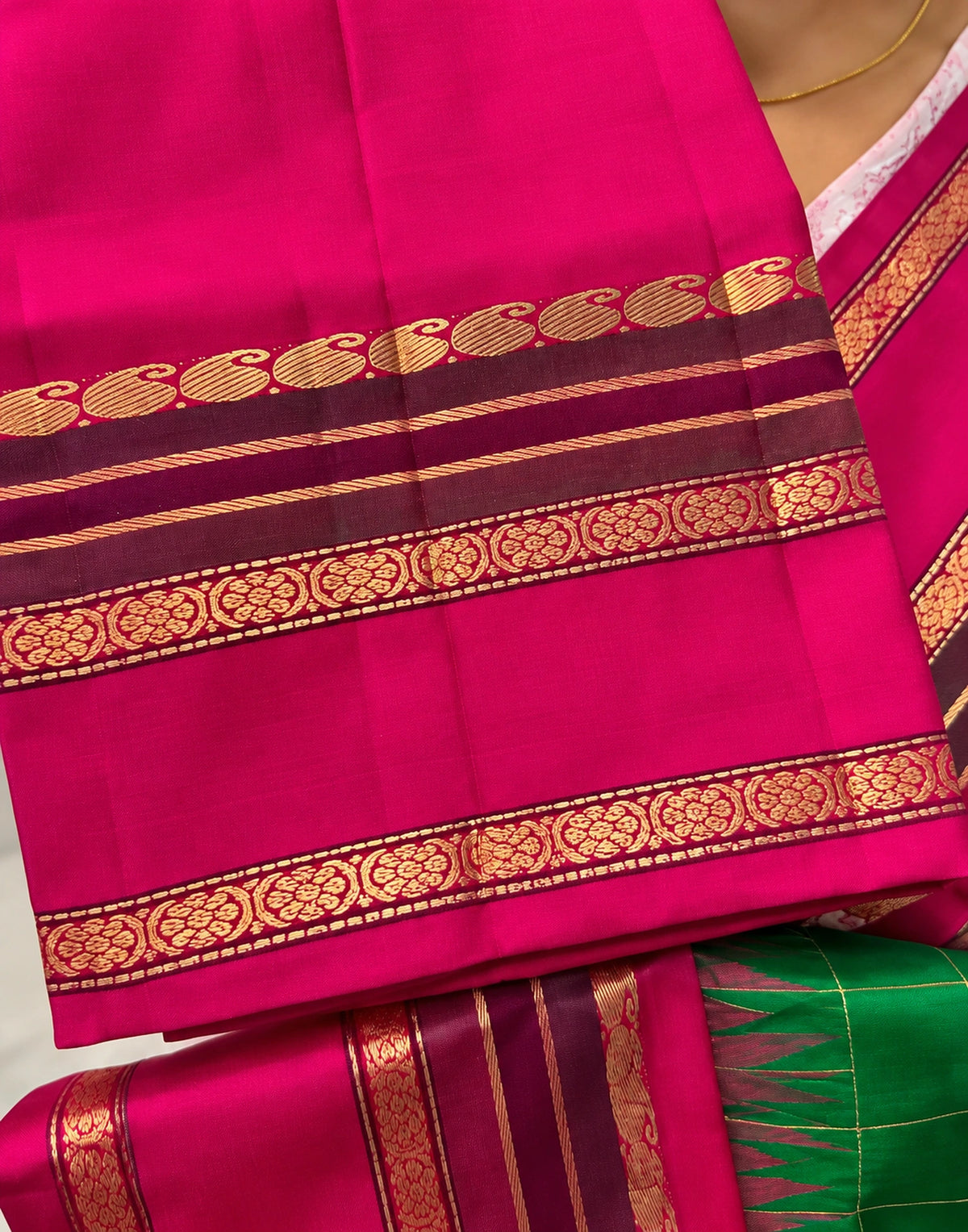 Pachaimugil Kanjivaram Silk Saree
