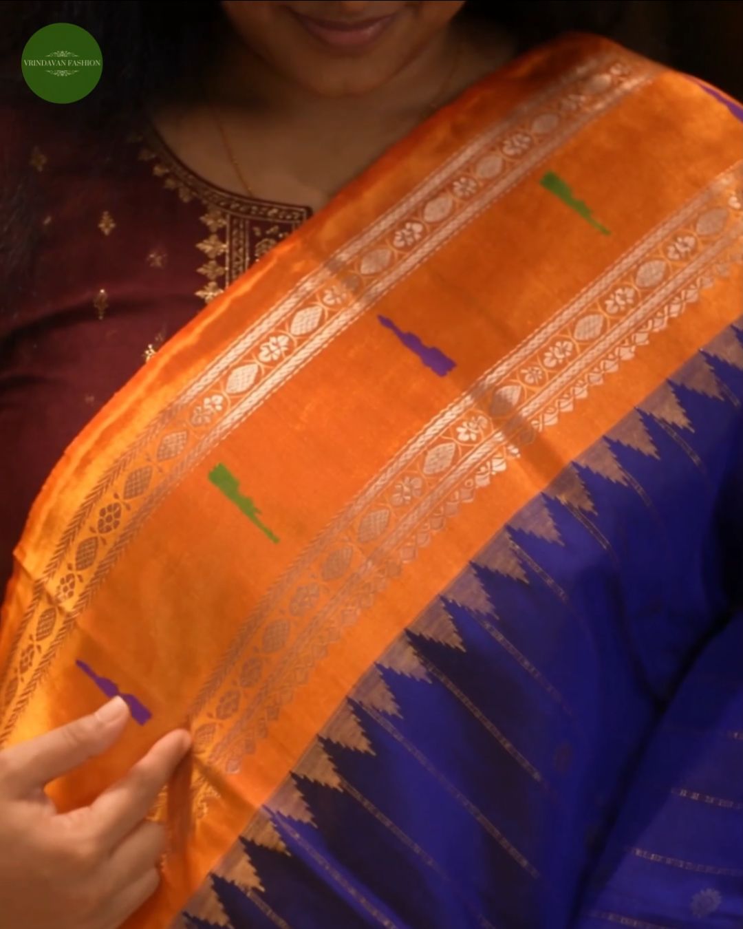 Parijatha Paithani Saree