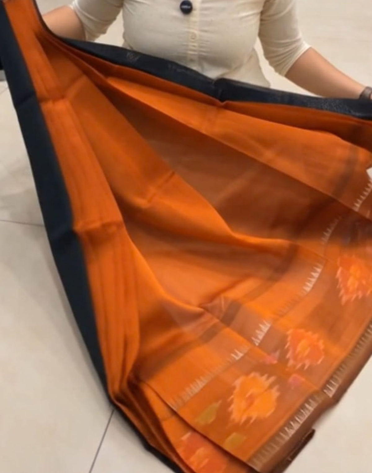 Pochampally Ikkat Silk Saree
