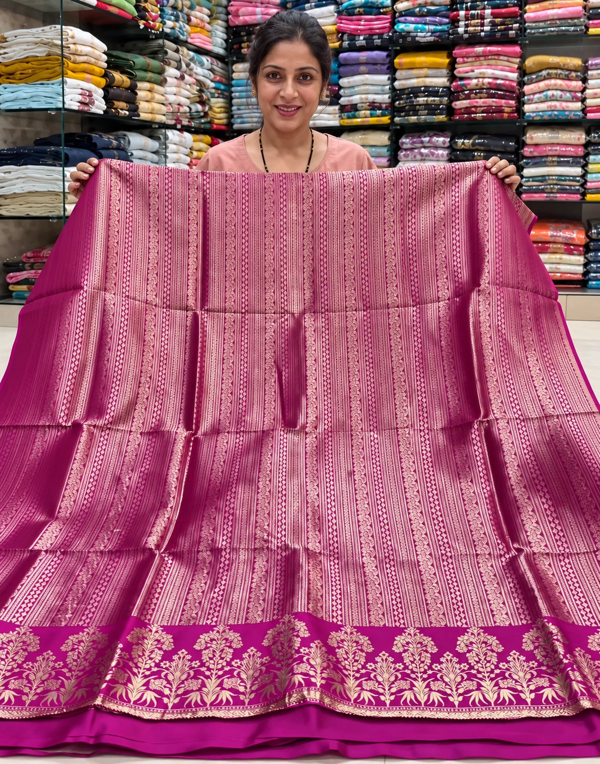 Ponvaira Silk Suit Set