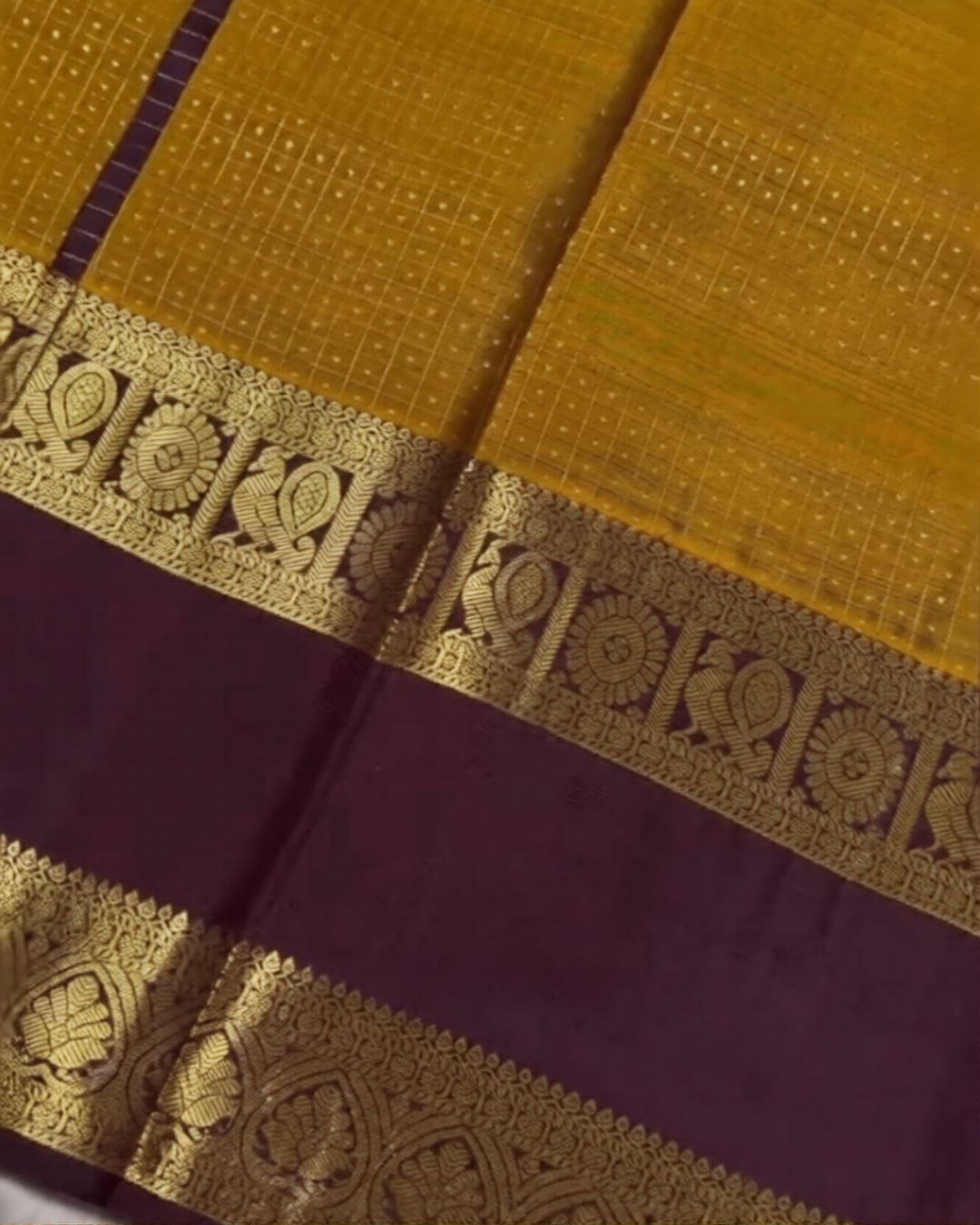 Regal Cofee-Mustered Silk Saree