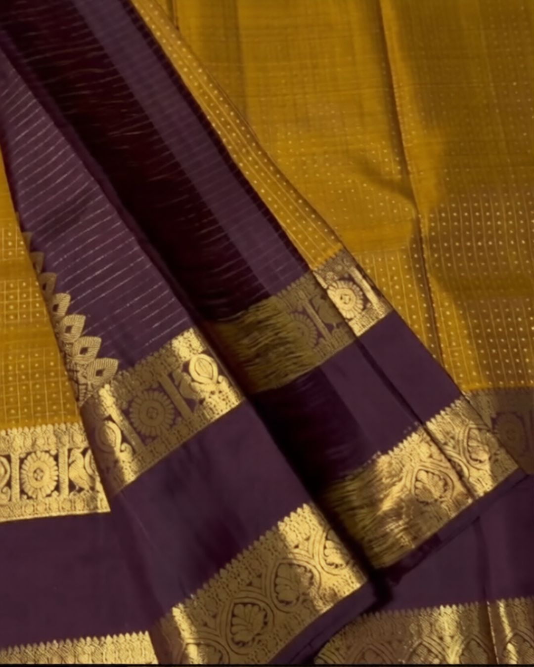 Regal Cofee-Mustered Silk Saree