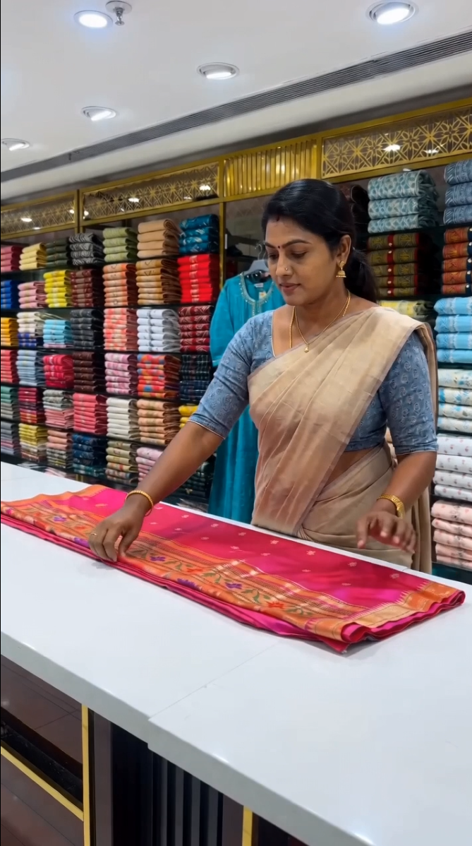 Peshavi Paithani Silk Saree