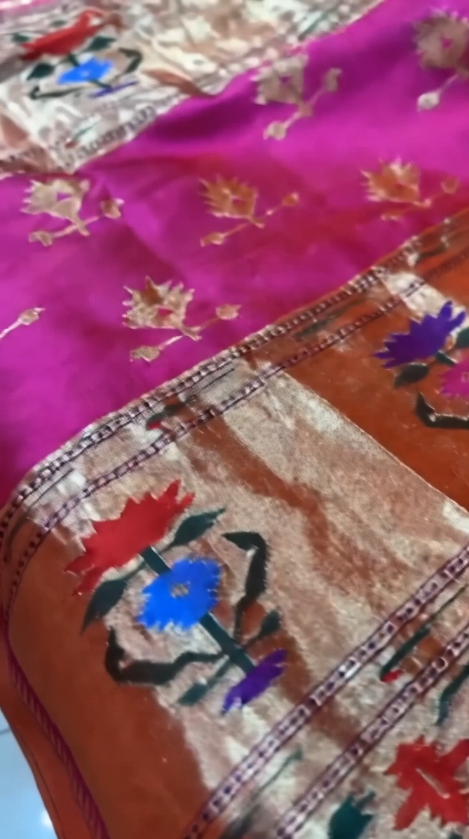 Peshavi Paithani Silk Saree