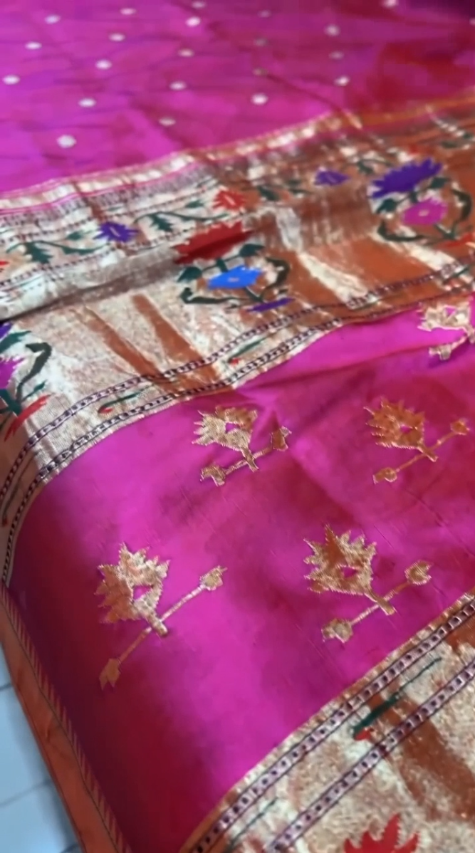 Peshavi Paithani Silk Saree