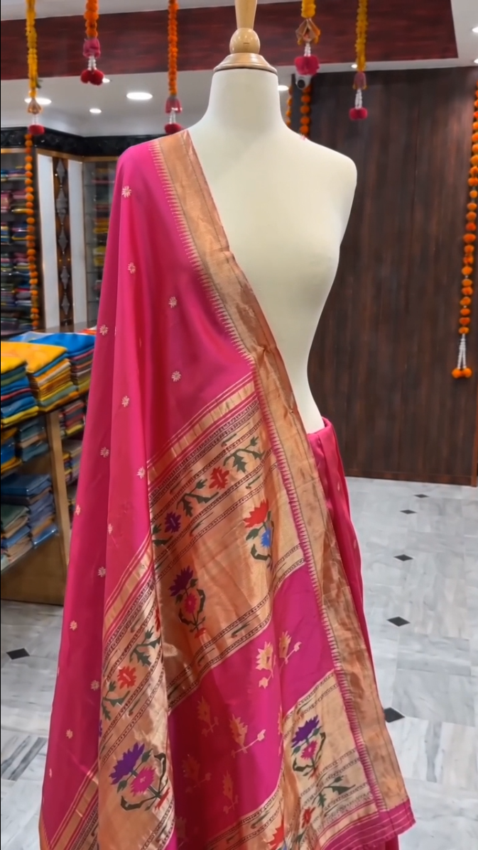 Peshavi Paithani Silk Saree