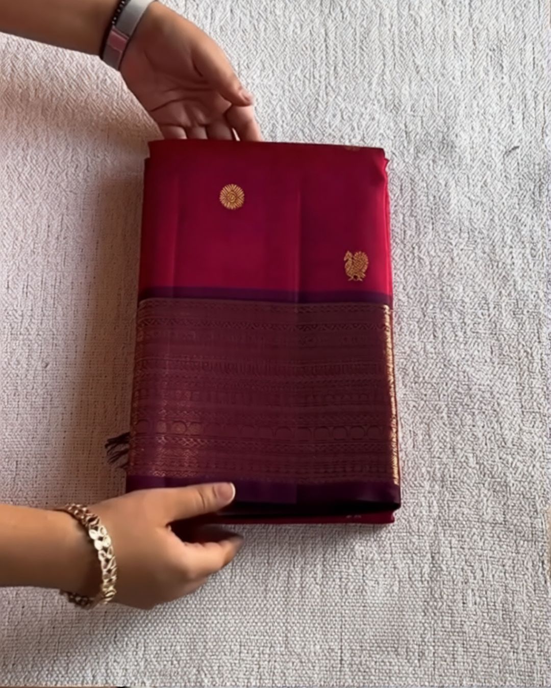 Shaded Banarsi Silk Saree