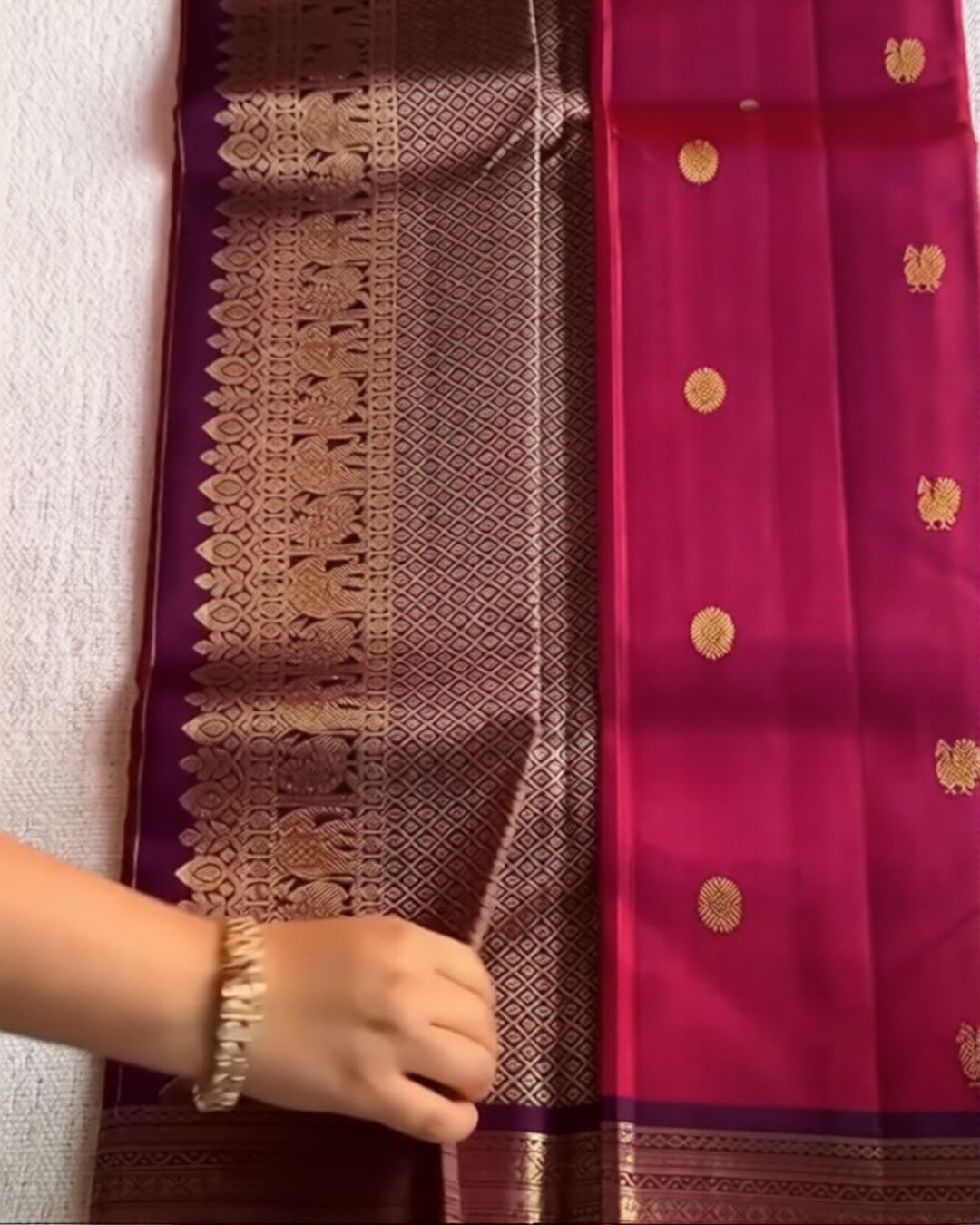 Shaded Banarsi Silk Saree