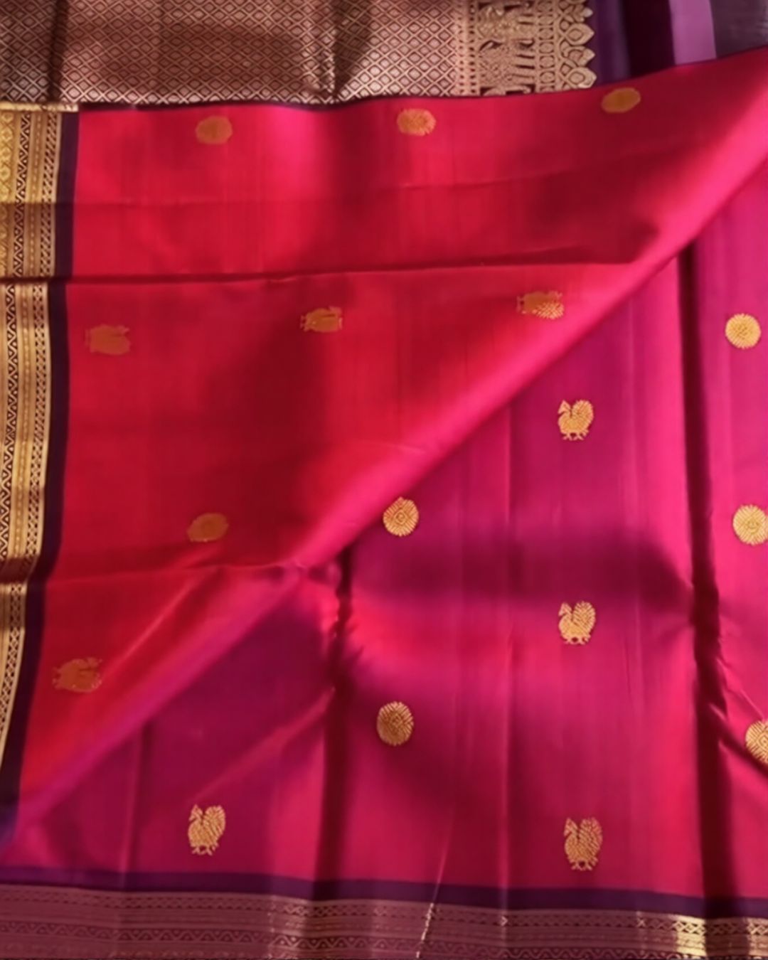 Shaded Banarsi Silk Saree