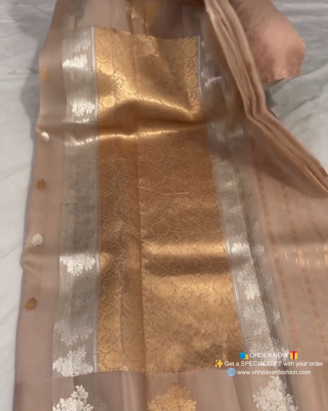 Sona-Rupa Organza Saree