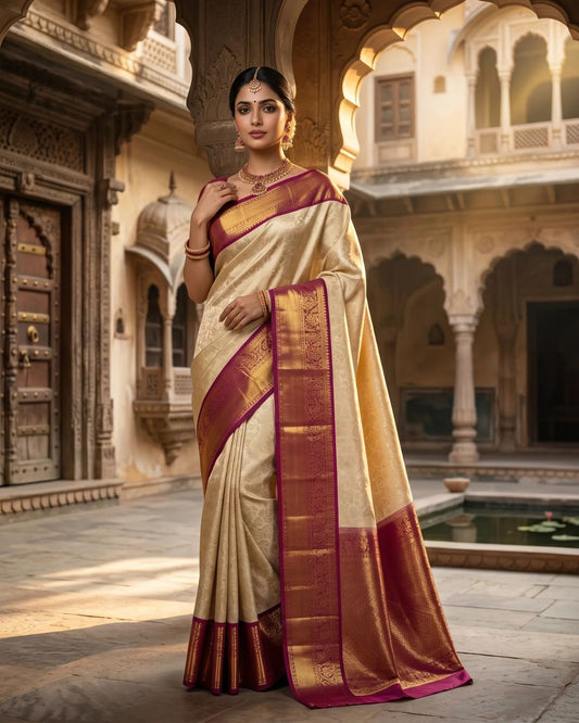 Swarna Kumkum Pattu Saree