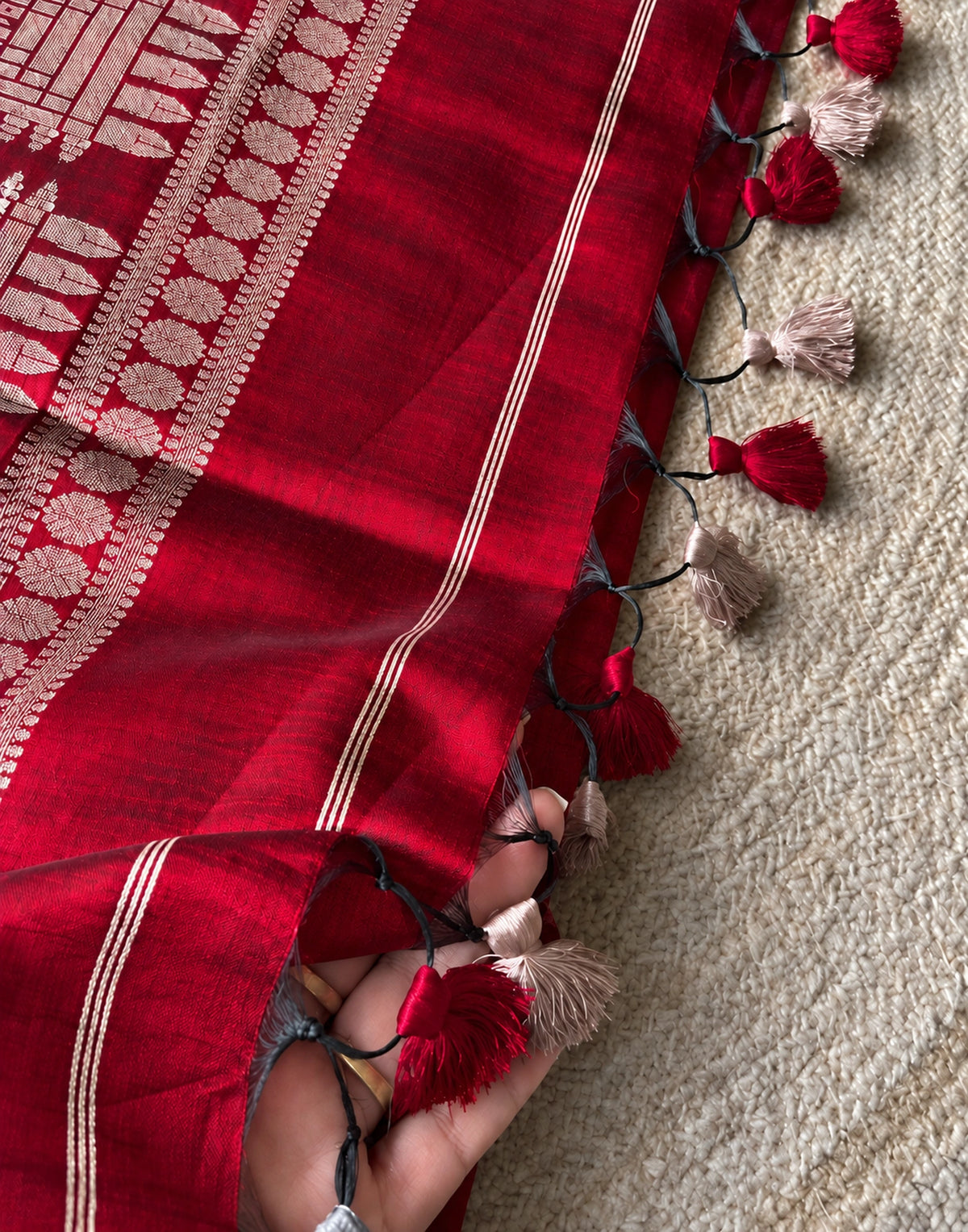 Tulsi Jute Silk Saree
