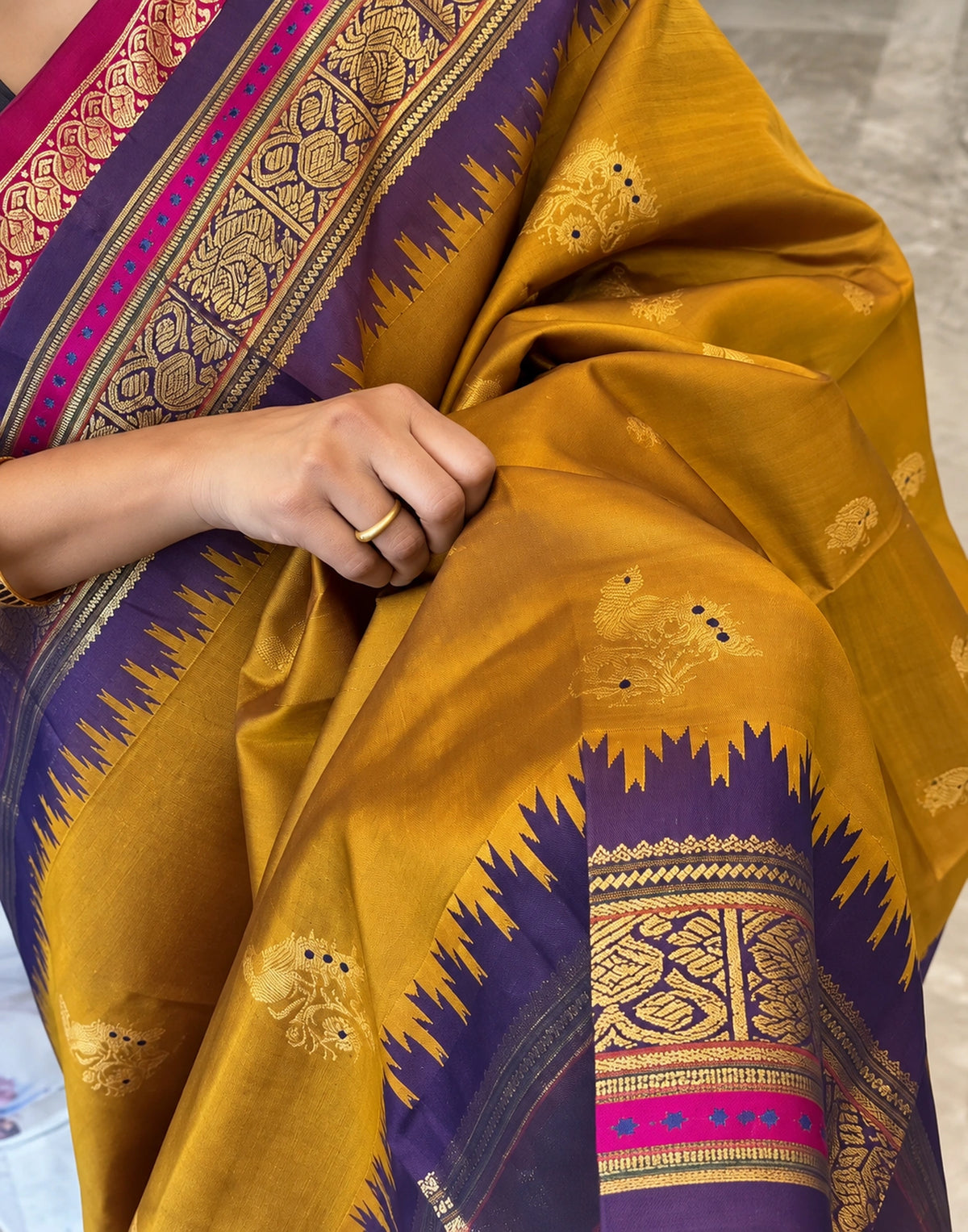 Vemboli Kanjivaram Silk Saree