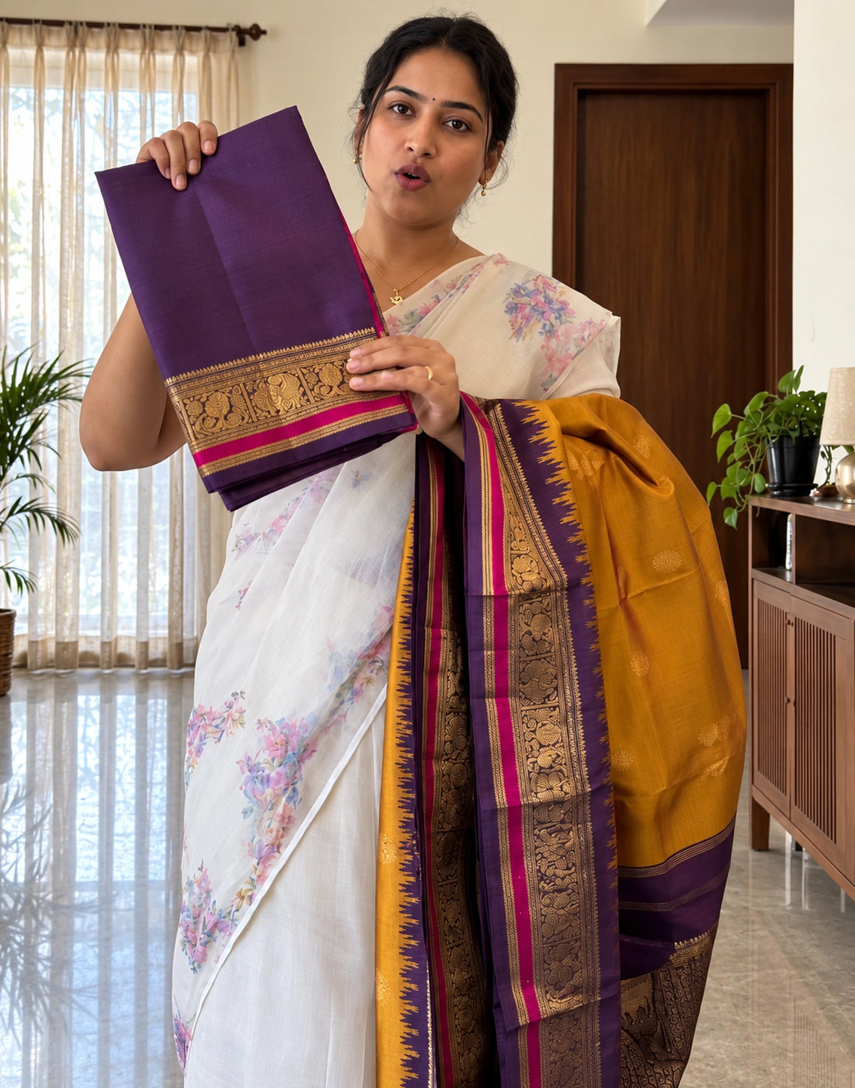 Vemboli Kanjivaram Silk Saree