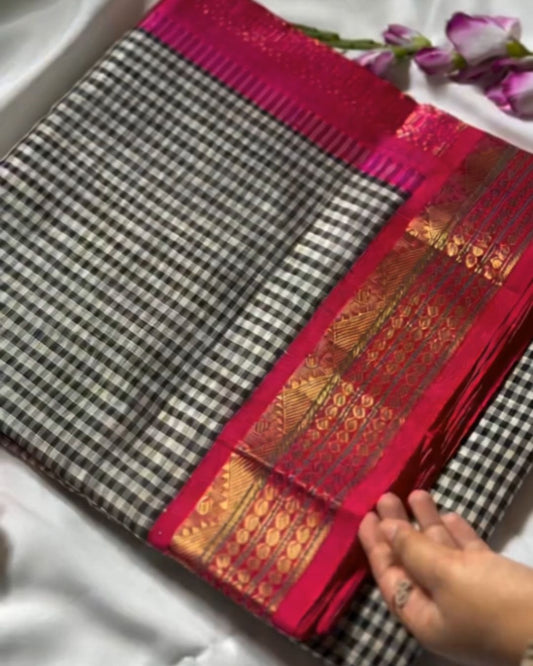 Zebra Silk Saree
