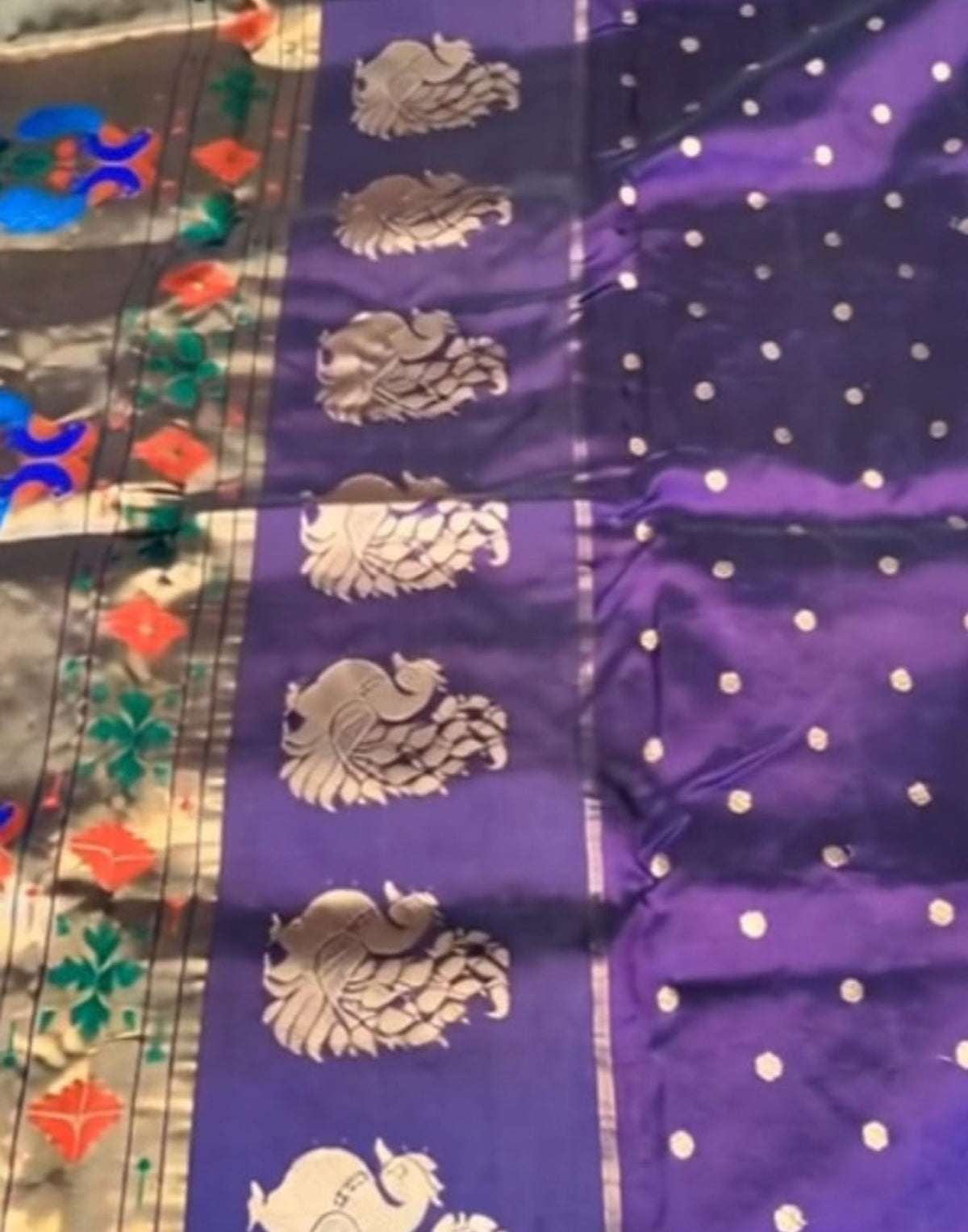 Kalanjali Paithani Silk Saree