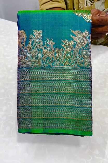 Manohari Kanchipuram bridal Silk Saree