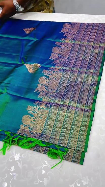 Manohari Kanchipuram bridal Silk Saree