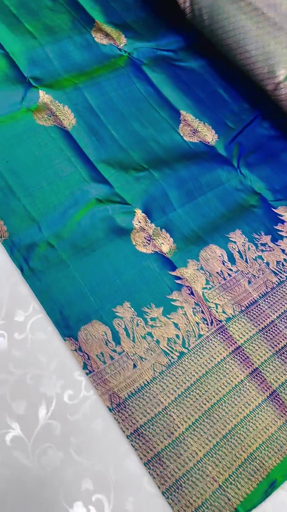 Manohari Kanchipuram bridal Silk Saree