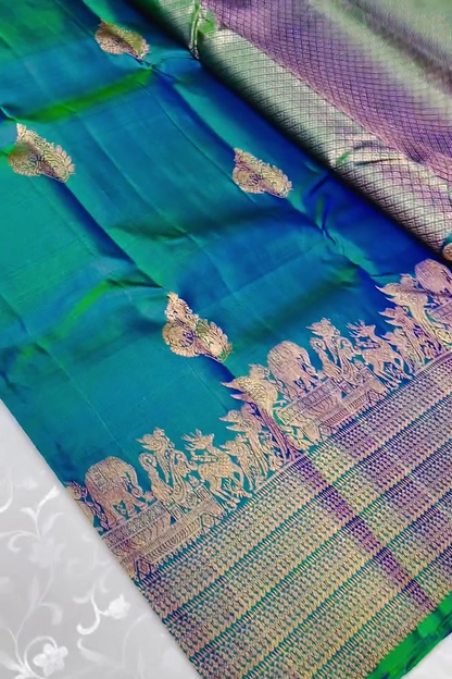 Manohari Kanchipuram bridal Silk Saree
